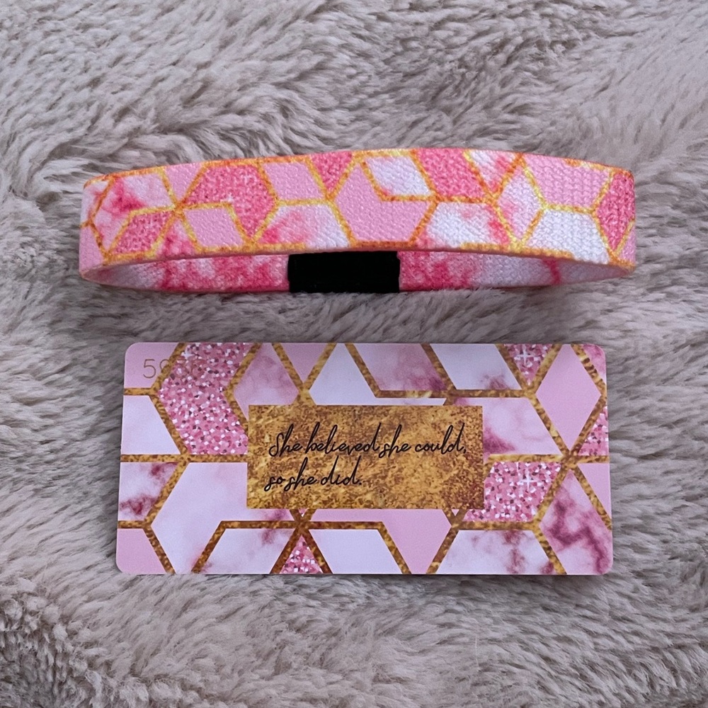 NWT Zox wristband. She Believed She Could So She Did #5936